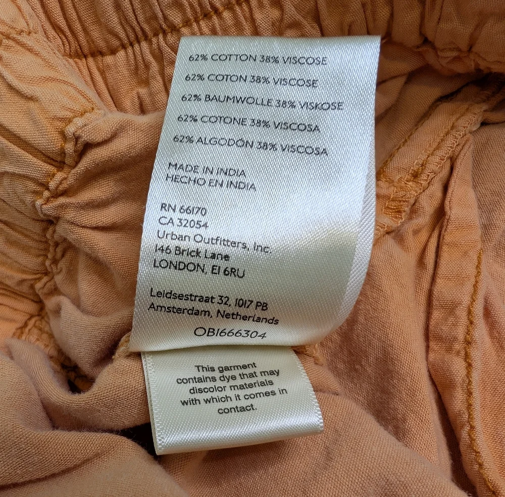 💘 Free People Get Free Poplin Pull On Shorts Size Medium - Picture 8 of 8